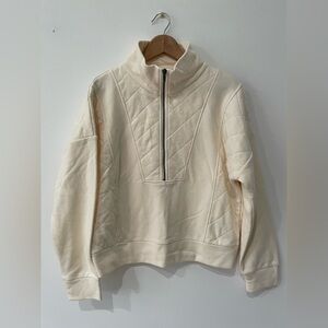 NWOT EVEREVE Half Zip Quilted Sweatshirt Size XL